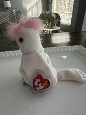 Ty Beanie Babies Kuku Cockatoo Bird - White 1997 1998 Tag Errors