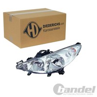 Diederichs Halogen Scheinwerfer Mit LWR Links FüR Peugeot 207 207/207+ | 4226981