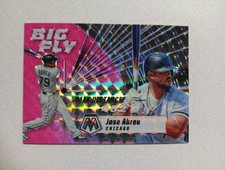 2021 Panini Mosaic Baseball Jose Abreu Big Fly Pink Prizm 7/10