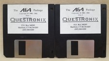 The A64 Package v2.04 Disks C64 Emulator  1992 Questronix for Commodore Amiga