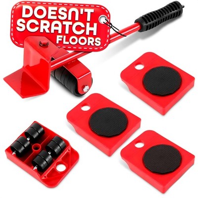 Heavy Furniture Movers with Wheels - Furniture Lifter Tool Set with Appliance Sl