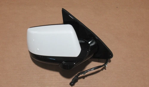 OEM Chevy GMC 15-20 Tahoe White Passenger Side Left RH Power Door Mirror Blind