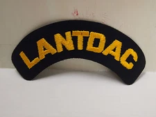 LANTDAC PATCH PATCHES AIC ATLANTIC INTELLIGENCE COMMAND NAVY LANTCOM TWILL NEW
