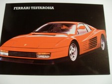 CARTOLINA  FERRARI TESTAROSSA