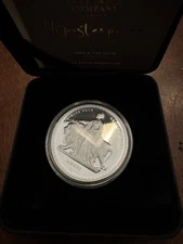2021 St. Helena Una and The Lion Masterpiece Proof Silver Coin
