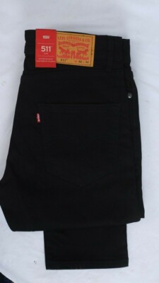Levis 511 Herren Jeans Mehrere Größen Brandneu Komfort Slim Fit Reißverschluss Tapered UK