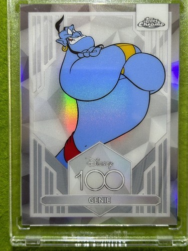 GENIE from ALADDIN Disney 100 REFRACTOR Card SP 2023 Topps Chrome DISNEY LORCANA - Picture 14 of 24