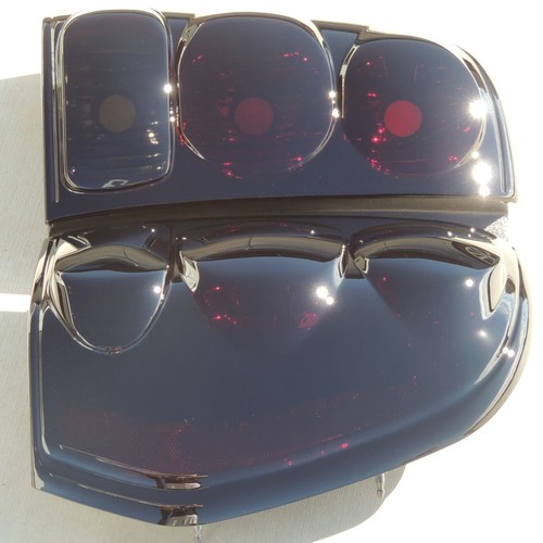 02-09 Trailblazer Smoked Tail Lights Black Tinted non led CUSTOM! - Picture 3 of 5