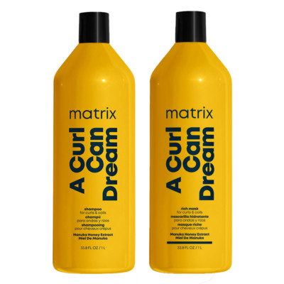 MATRIX TOTALERGEBNISSE EINE LOCKE TRAUM SHAMPOO + REICHE MASKE CONDITIONER LITER DUO