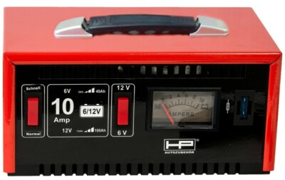 HP Batterie SCHNELL LADEGERÄT   10 Amp  6 +12V   bis 120AH Batterien   20510