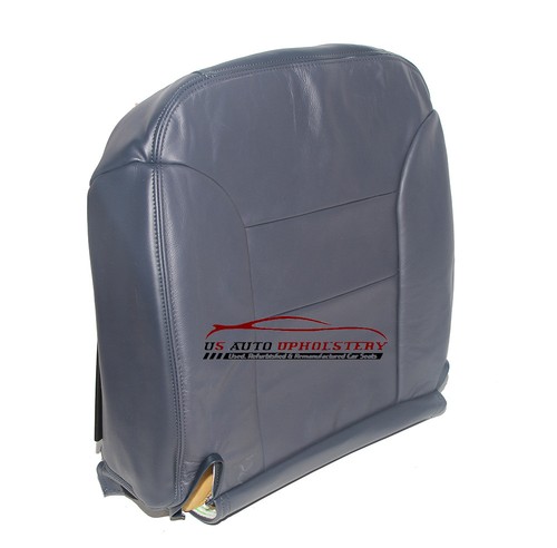 Driver Bottom Leather Seat Cover Blue 95-99 Compatible with Chevy Silverado 4X4 - Picture 3 of 6