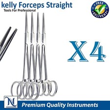 Kelly Hemostat Locking Forceps Straight Surgical Instruments