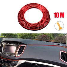 Red Car Interior Edge Gap Line Moulding Trim Molding Strip Auto Decor 32ft 10m Red Car Interior Edge Gap Line Moulding Trim Molding Strip Auto Decor 32ft 10m