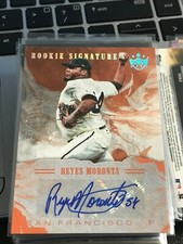  2018 Diamond Kings DK Rookie auto Holo Silver #40 Reyes Moronta/49 giants! kc23