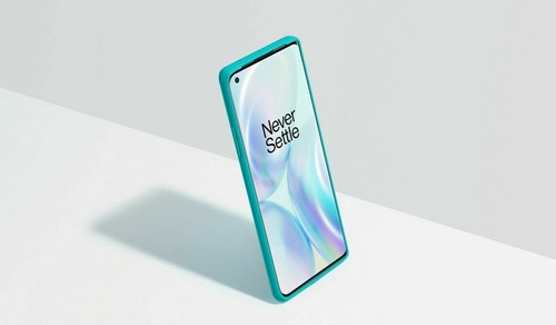 Nuova custodia originale ufficiale OnePlus 8 Pro 8 paraurti in arenaria carbonio ciano - Foto 10 di 20