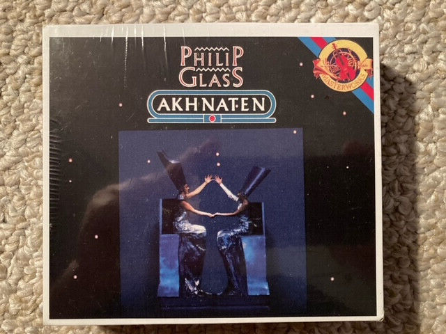 PHILIP GLASS - AKHNATEN 2 CD BOX SET NEW FACTORY SEALED CBS