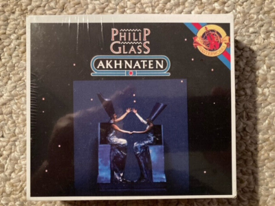 PHILIP GLASS - AKHNATEN 2 CD BOX SET NEW FACTORY SEALED CBS