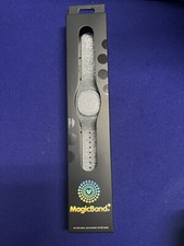 2024 Disney Parks Silver Glitter Magicband Plus New Unlinked Magic Band +