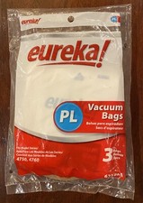 Eureka! Vacuum Bags #62389A PL -3 Bags per Package NEW For Model 4750, 4760