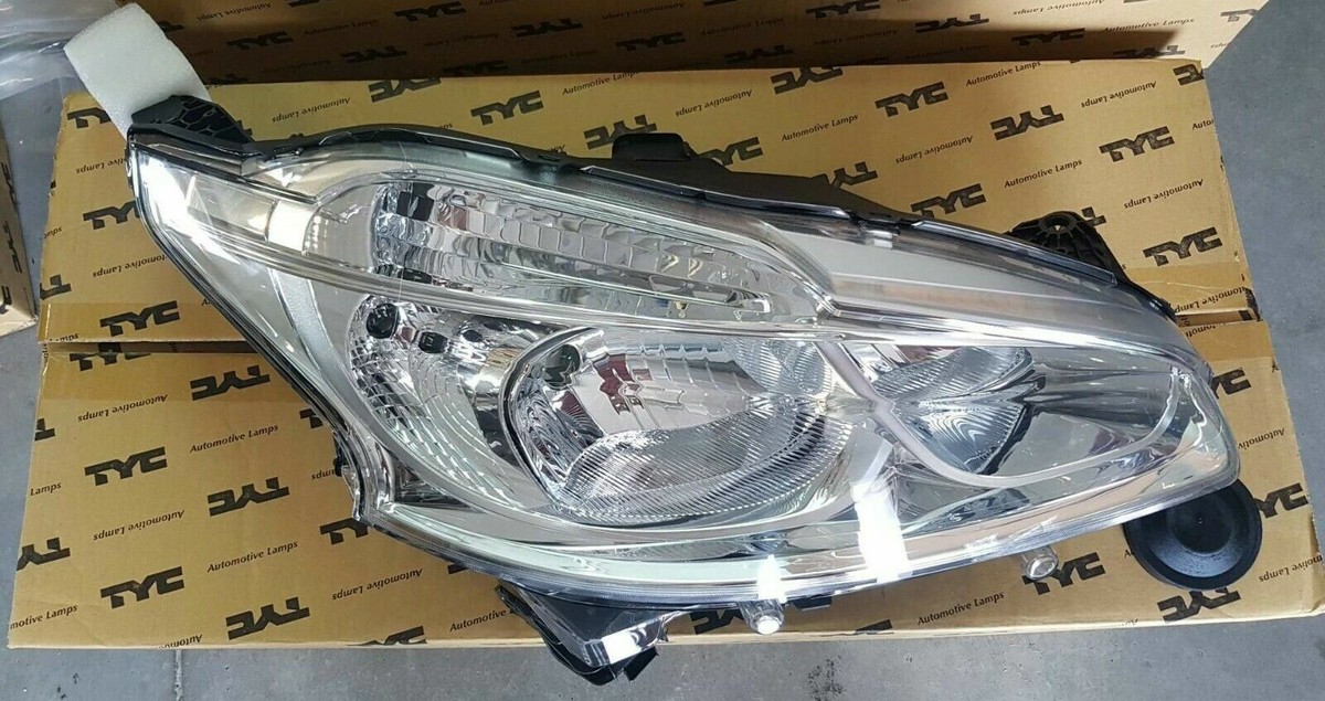 2 Phares Avant électriques Pour Peugeot 208 (2012-2015) - Droite + Gauche Avec Moteur - Neuf TYC