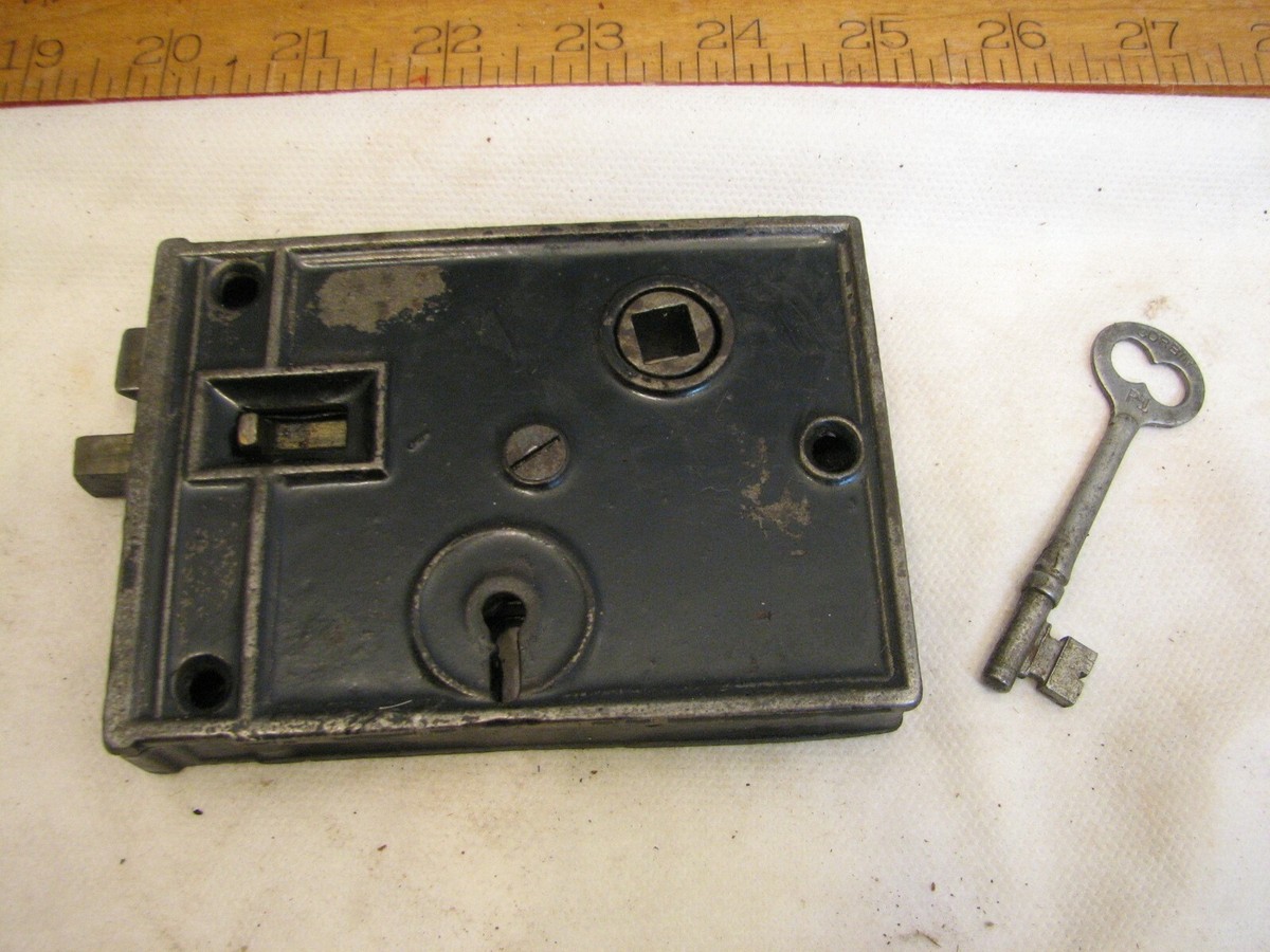 Early Corbin Cast Iron Mortise Entry Door Lock Architectural