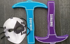 image is loading fortnite foam pick axe pax west 2018 set - fortnite pax 2018
