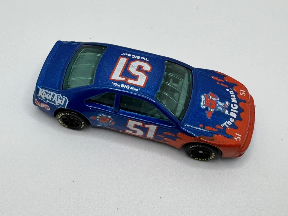 VINTAGE 1992 HOT WHEELS KOOL AID PROMO RACE CAR THE BIG MAN #51 - Image 2 of 3