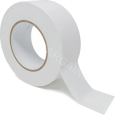 BARGAIN PACKAGING WHITE GAFFER TAPE PVC DUCT TAPE ADHESIVE TAPE 50MM X 50M