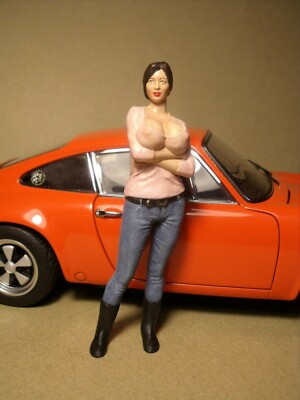 Figurine 1/18 Christine Non Peinte - Résine, Pour Minichamps Autoart