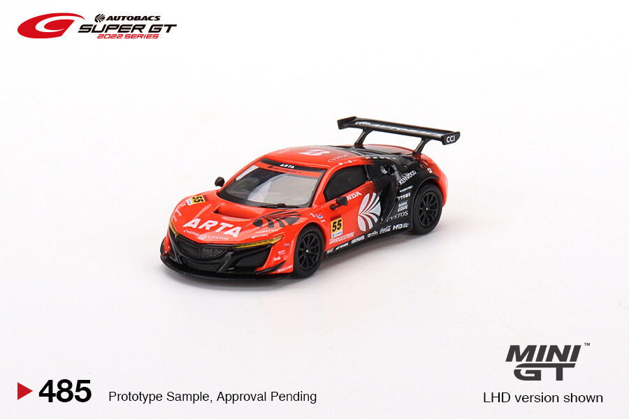 MINI GT Honda NSX GT3 EVO22 #55 ARTA 2022 Super GT Series #485 ~ 1