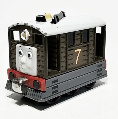  2002 TAKE ALONG THOMAS & FRIENDS Metal Diecast Eisenbahn Dampfstraßenbahn TOBY