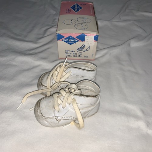 Wee Walker Baby Shoes Vintage Size 2