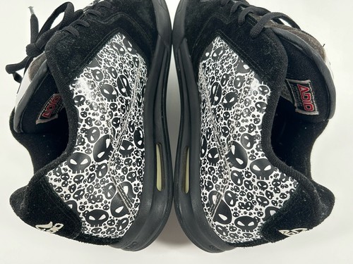 Vintage Adio Bam Margera Heartagram Skateboard Shoes Sz 10.5 HIM Y2K Rare JNCO - Picture 3 of 15