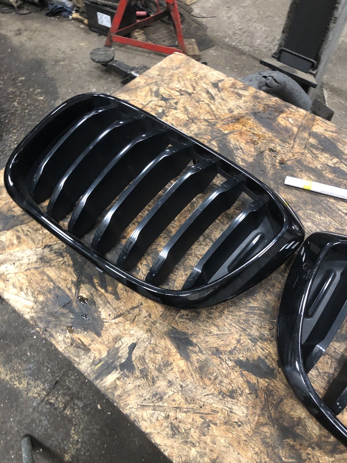 BMW X3 G01 X4 G02 Series Gloss Black 2 Slate Front Kidney Grill Grills M Sport