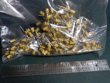 Illinois Capacitor 47UF 6.3V Radial Lead Electrolytic Capacitors Qty 400 NOS!!
