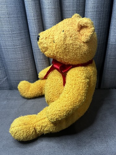 Juguete de peluche de peluche cinta roja TY Beanie Buddies Poopsie Pooh Bear - Imagen 6 de 9