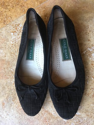 cole haan suede flats