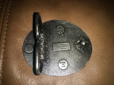 ANCIENNE BOUCLE DE ceinture en métal Faucille et marteau URSS Soviet