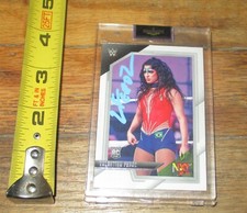 WWE Panini Valentina Feroz Wrestling Trading Card Autographed COA Signed NXT