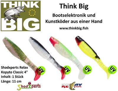   ShadXperts 000211 Kopyto Classic 4'' / 11 cm, Gummifisch Barsch Zander Hecht  