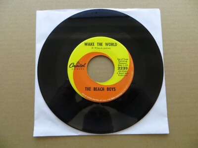 7” Beach Boys Wake The World / Do It Again CR2102 CAPITOL /00080 Beach Boys – Do It Again / Wake The World - 1968 Capitol Records