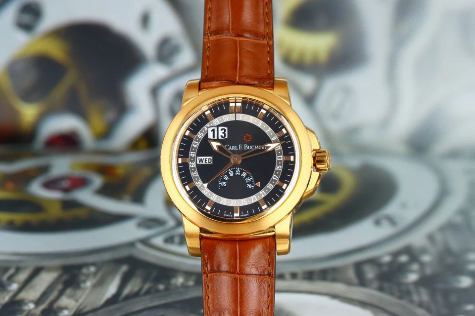 Calendario Carl F. Bucherer Patravi EvoTec - Oro Rosa 18kt, 00.10629.03.33.01 Foto 3 de 4