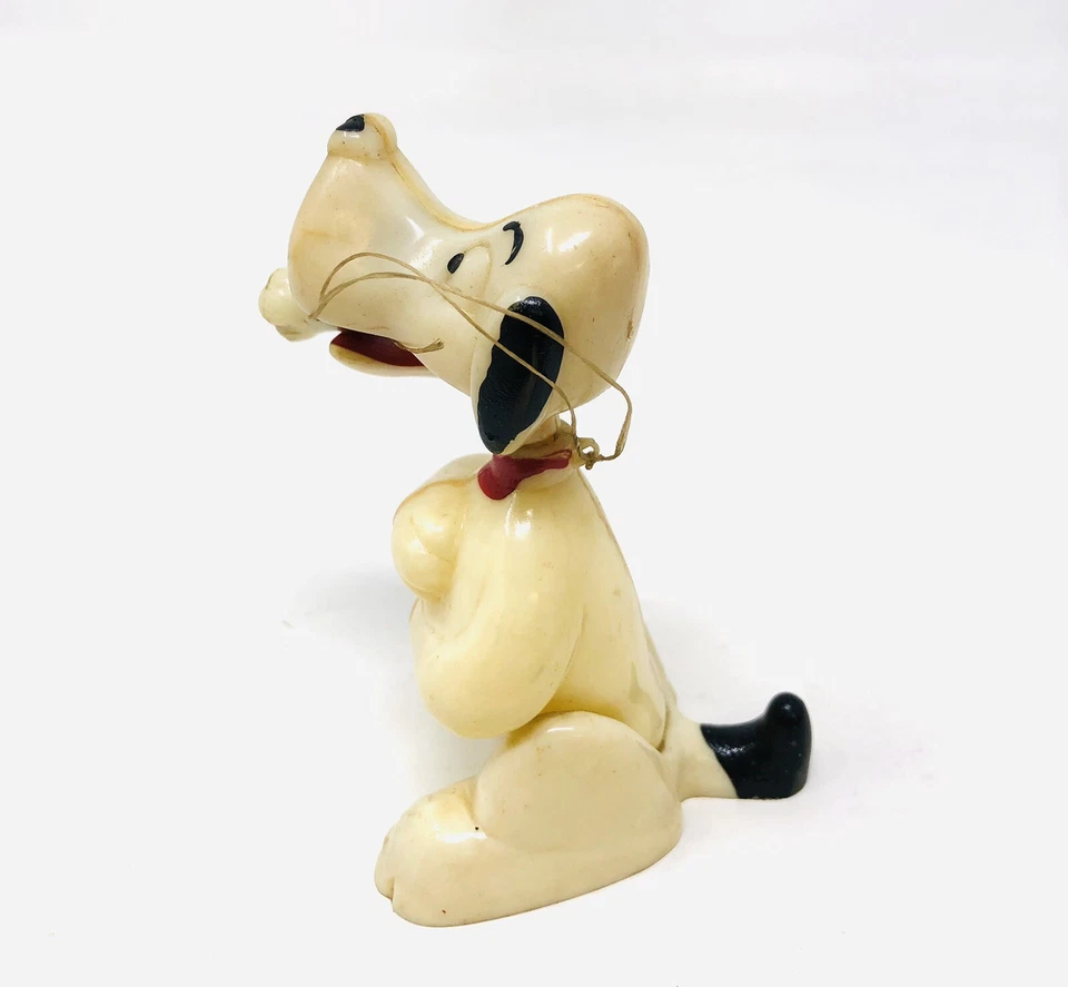 Vtg Chex Cereal Premium Toy Dog w/ Magnetic Bone Bobble Head Figure Snoopy KP21 - Image 4 of 4