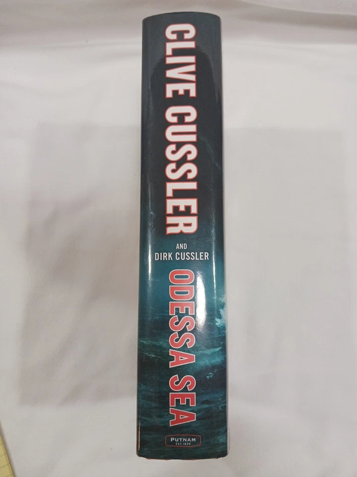 SIGNED Clive Cussler ODESSA SEA Hardcover Dirk Pitt First Edition 1st Printing Foto 3 de 4