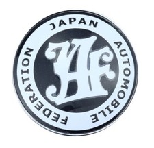 JAF Japan Automobile Federation Grill Badge Emblem 90mm