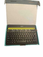 Logitech K480 Bluetooth Multi-Device Keyboard Black with Box Great Condition