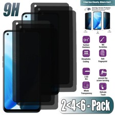 2/4/6 For OnePlus Nord N200 5G Privacy Tempered Glass Anti-Spy Screen Protector