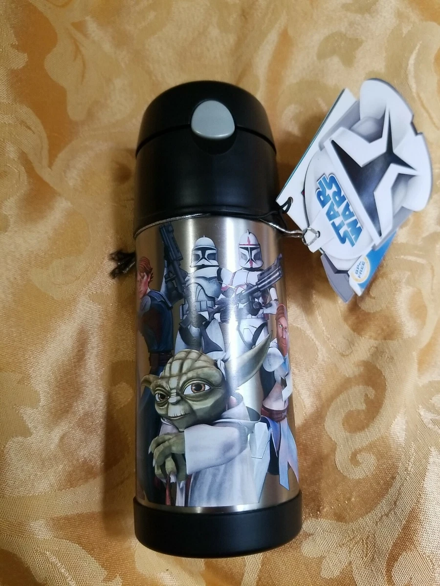 Star Wars The Clone Wars Thermos Stainless Beverage Bottle 12oz