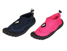 TWO BARE FEET Aqua Shoes Rubber Toes - Wet Water Shoes Toggle Unisex Neoprene