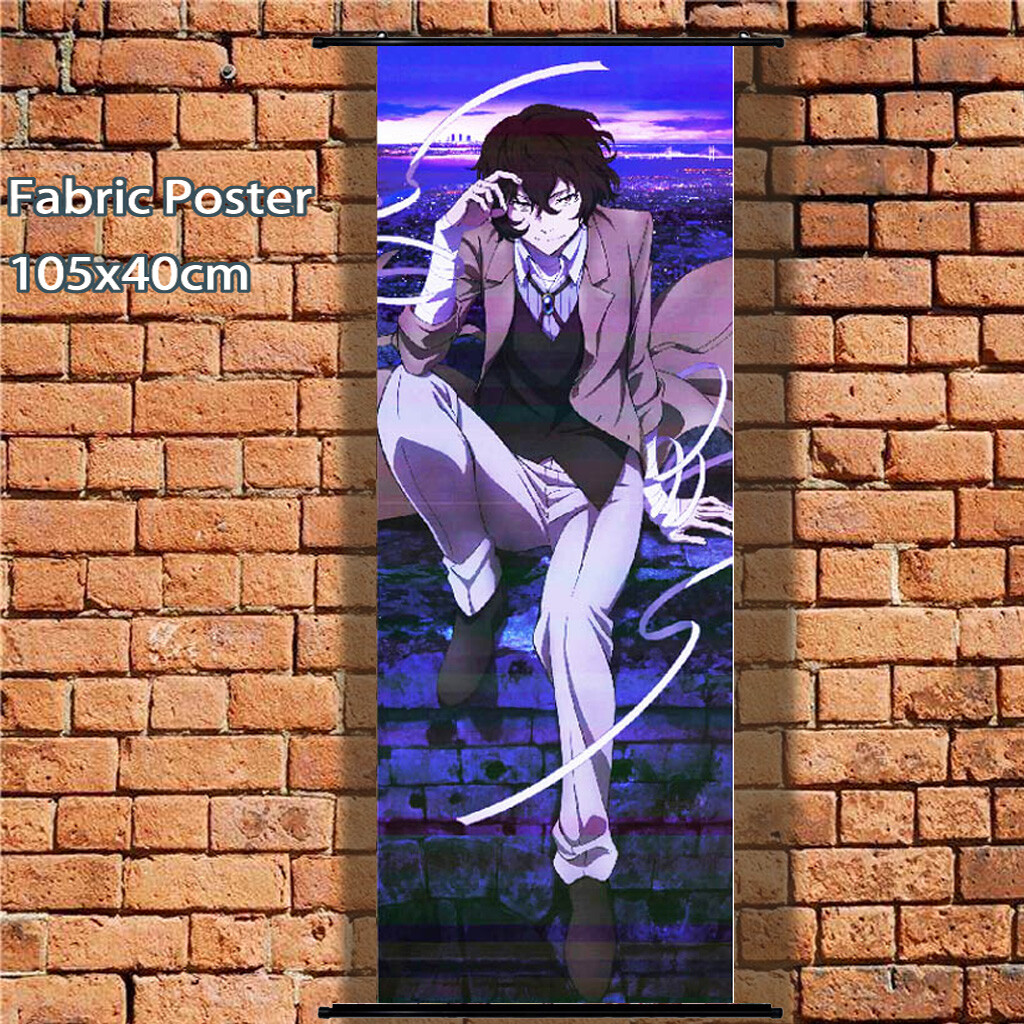 Anime Bungou Stray Dogs Osamu Dazai Long Poster Wall Scroll Decoration 105x40cm Ebay